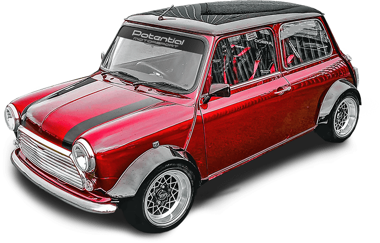 Red Mini Cooper Classic